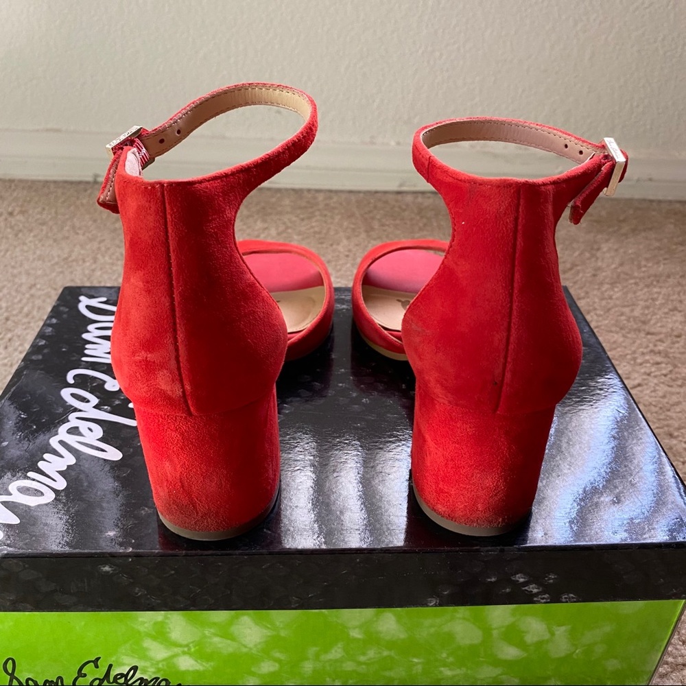 Sam Edelman Red Heels - Picture 3 of 5